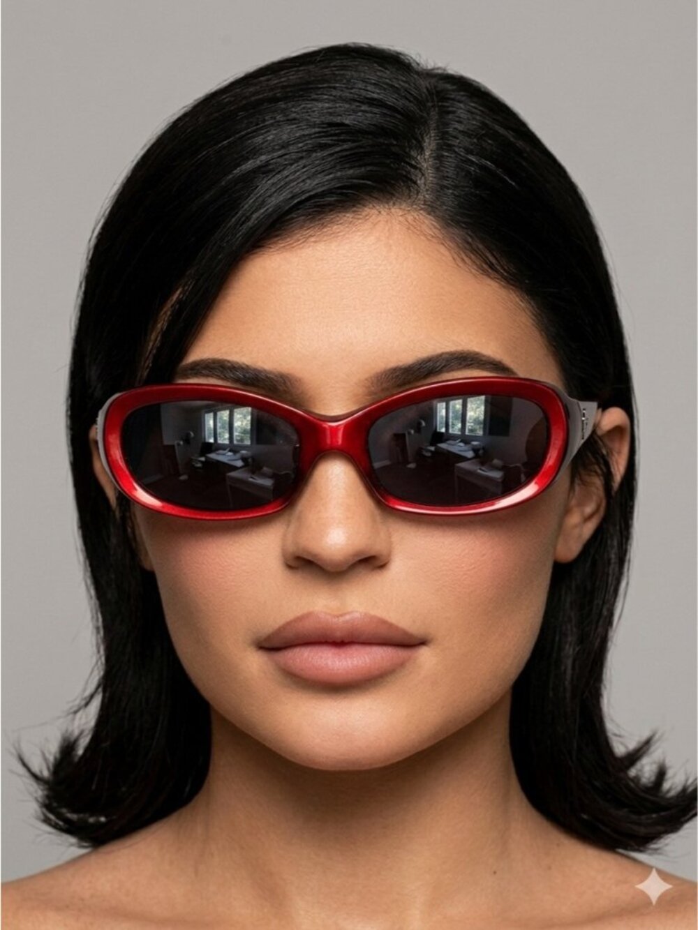 Spy Optics Brown / Red Cosmik Rectangular Sunglasses - made in Italy 🇮🇹